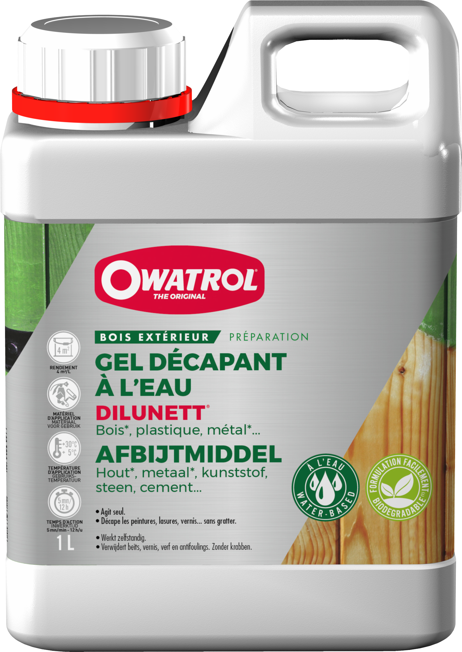 Gel décapant à l'eau 1L - OWATROL - Image 2