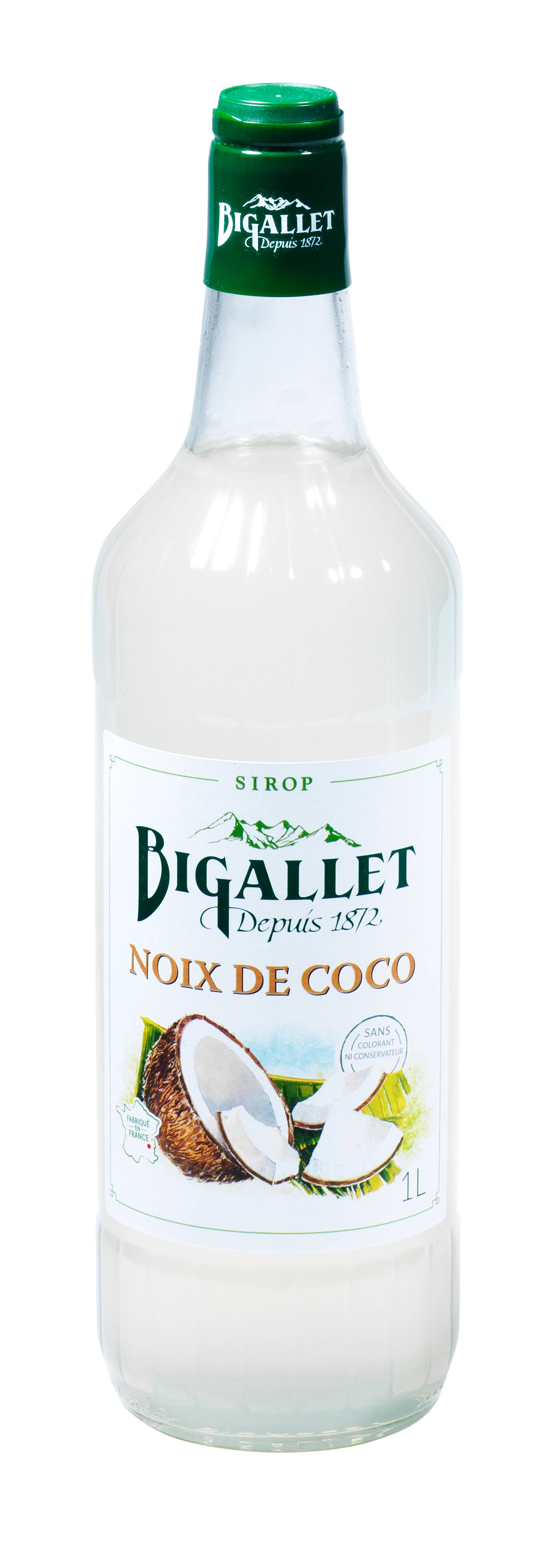 Bigallet - Sirop de noix de coco 1 L - Bigallet