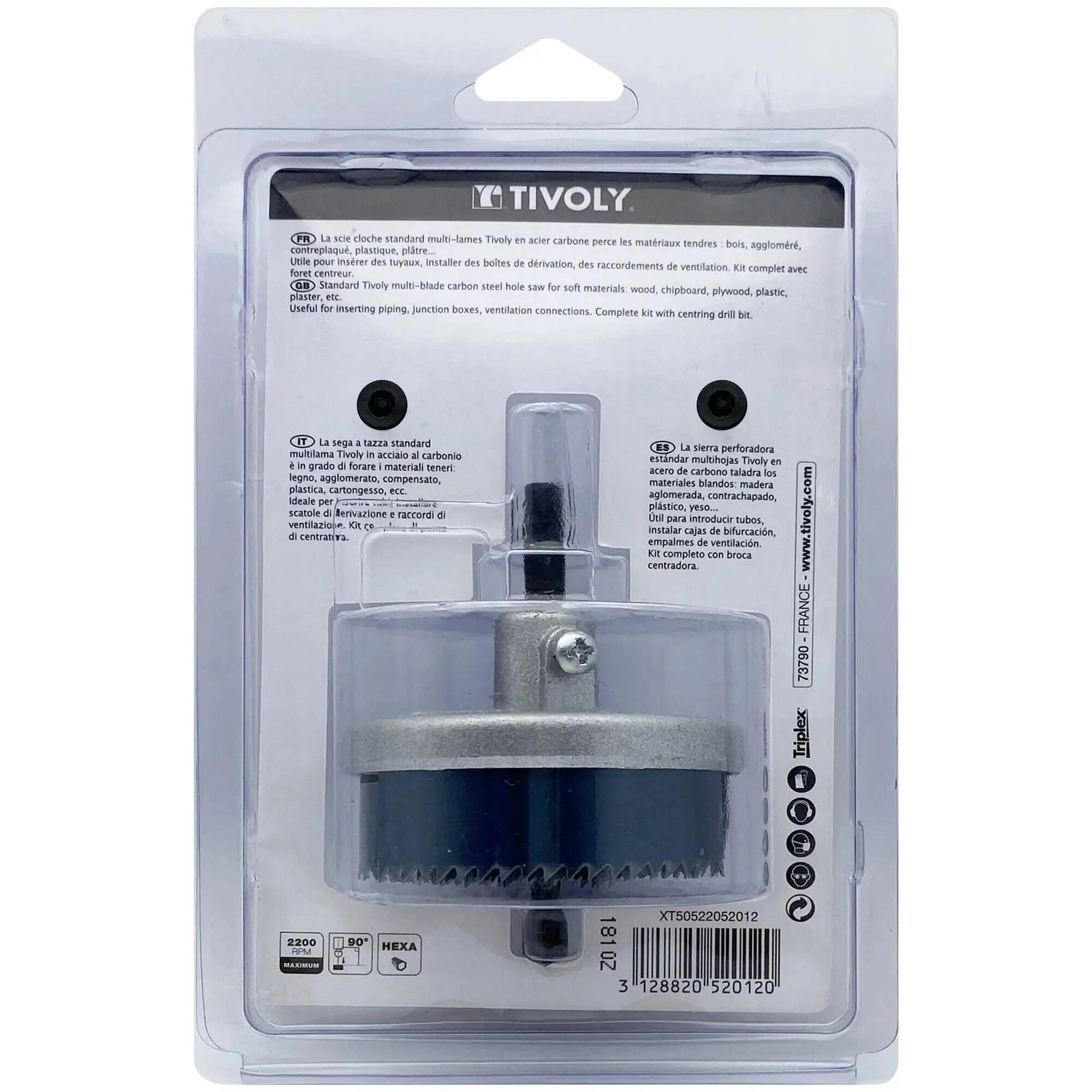 Scie cloche HCS bois multi-lames TIVOLY - Image 3