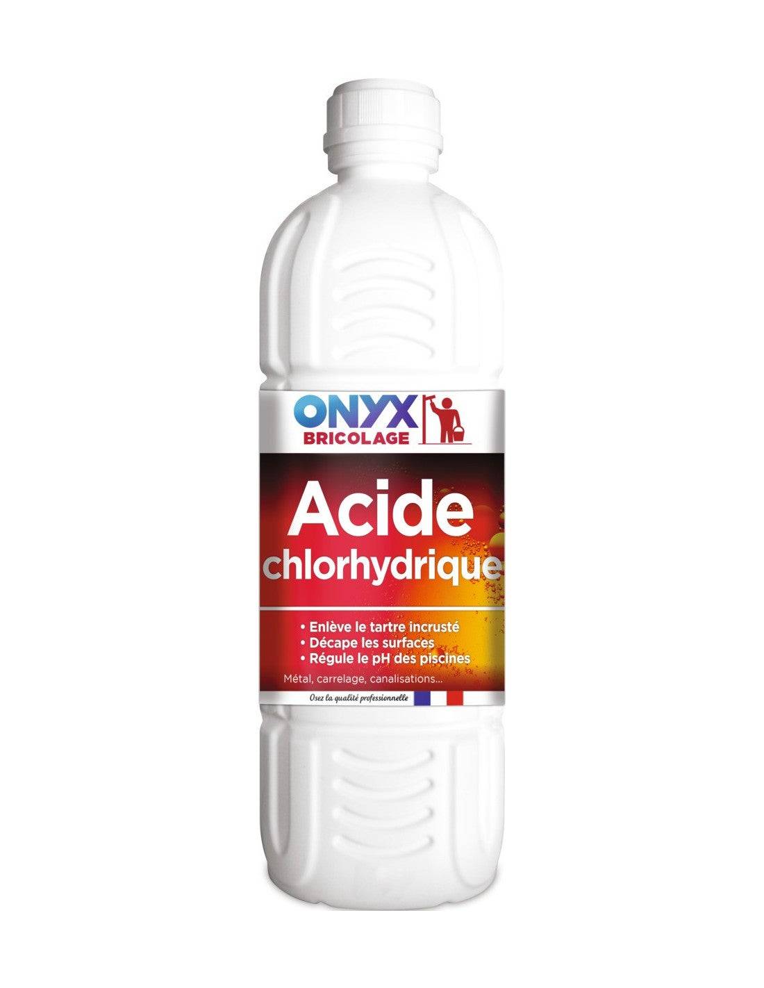 Acide chlorhydrique 23 % bouteille 1 L - ONYX - Image 3