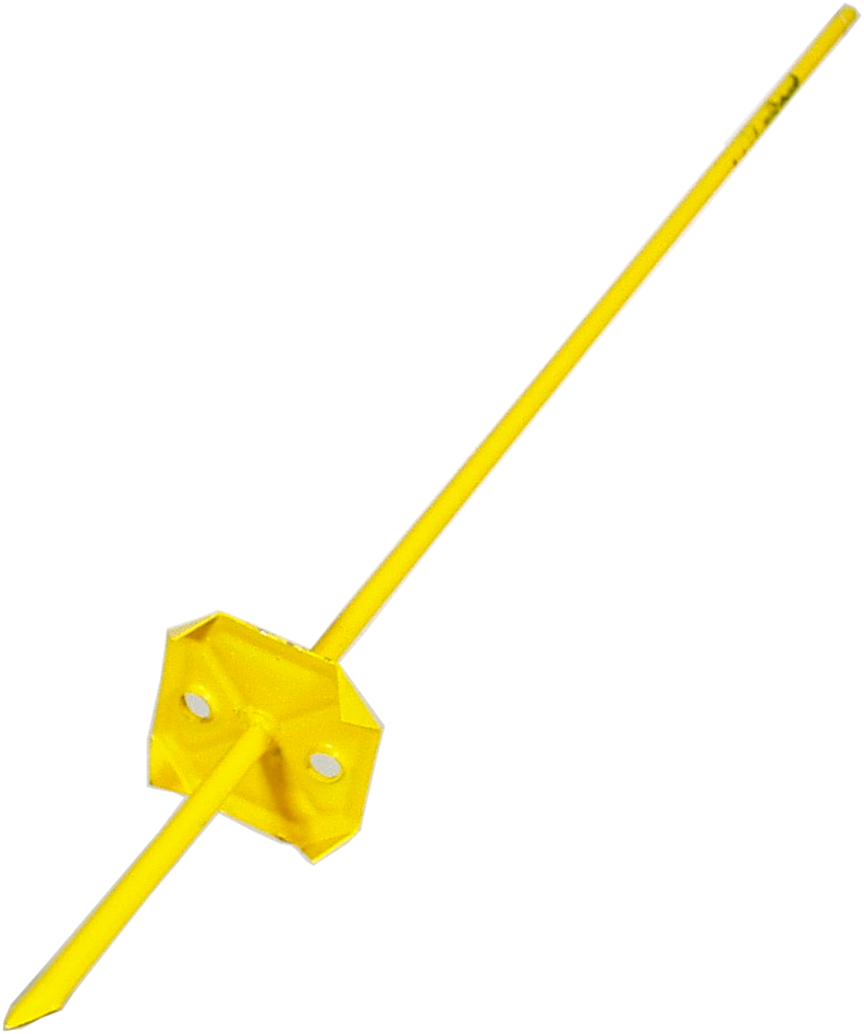 Lacme - Piquet fer jaune 1 m