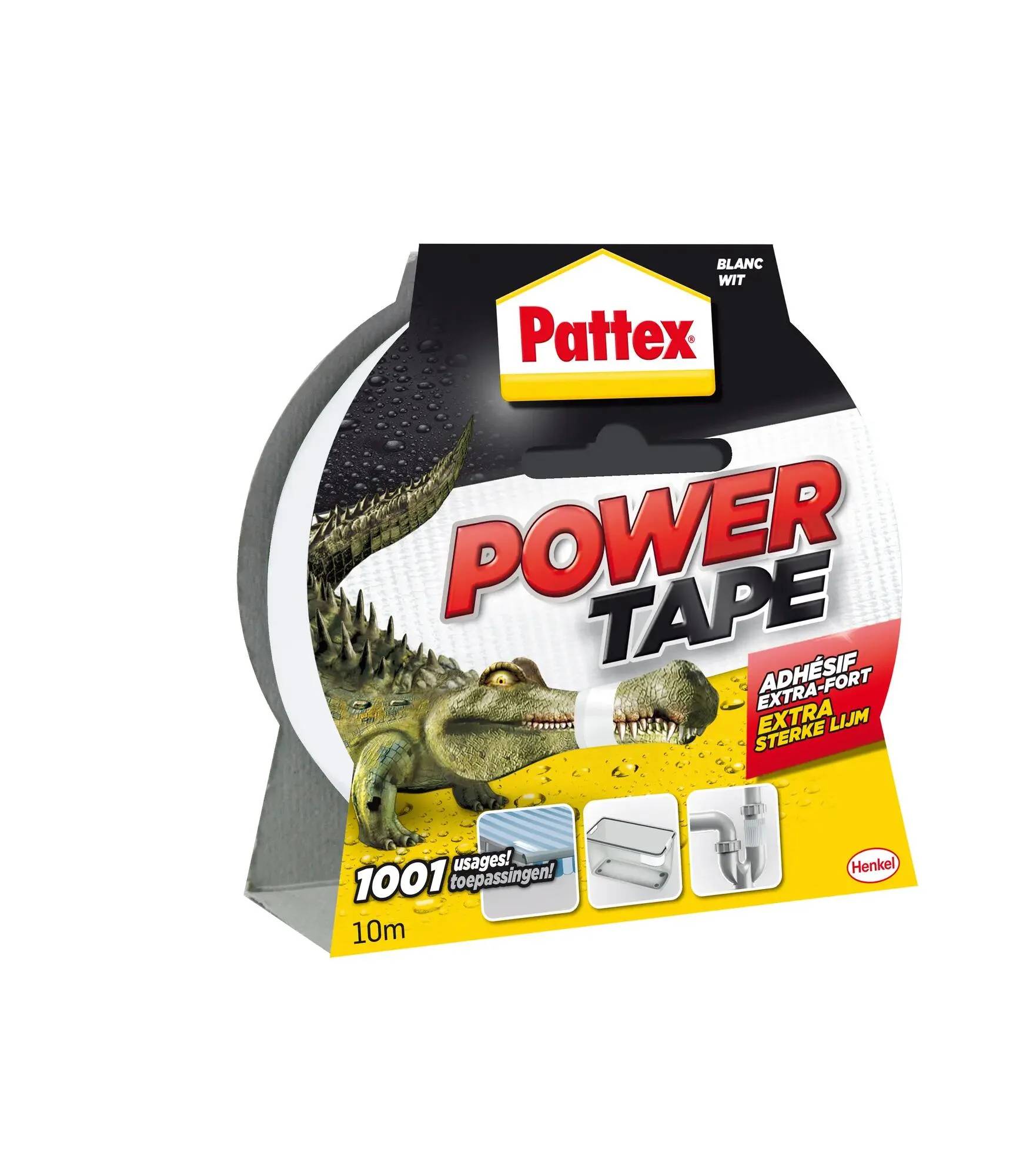 Adhésif de réparation polyester blanc L.10 m l.51 mm - PATTEX - Image 1