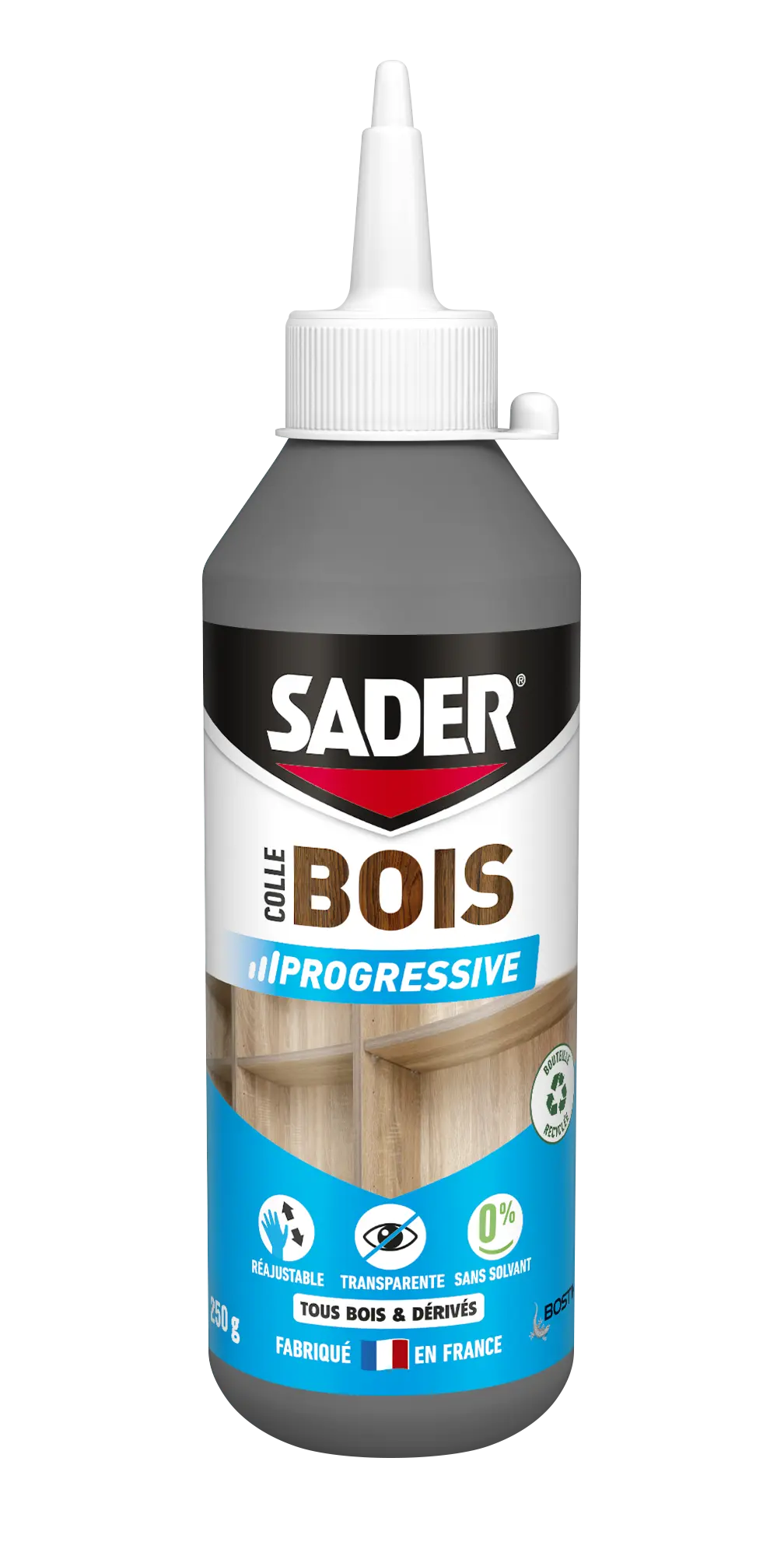 Colle bois vinylique prise progressive 250g – SADER - Image 1