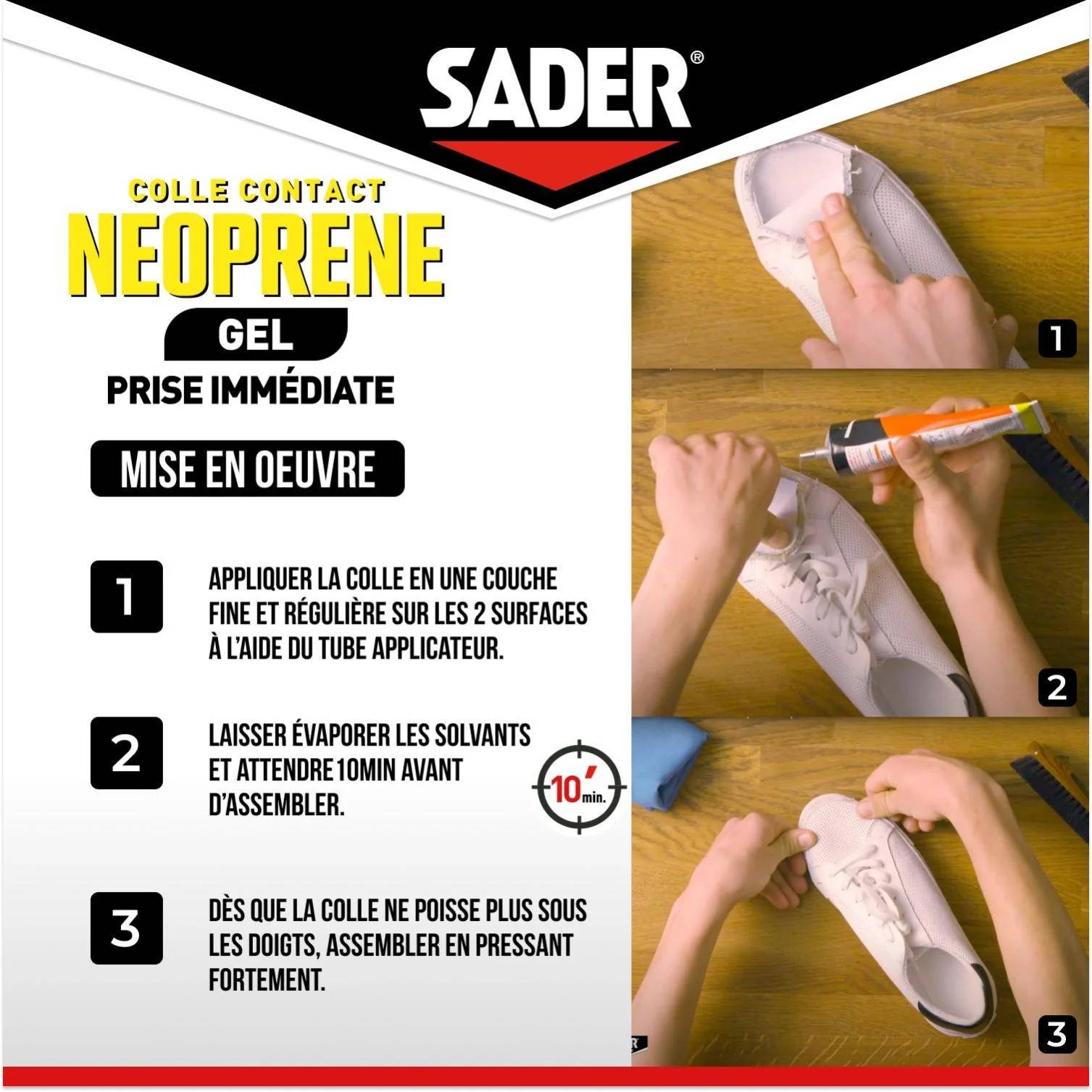 Colle néoprène gel 55 ml - SADER - Image 5