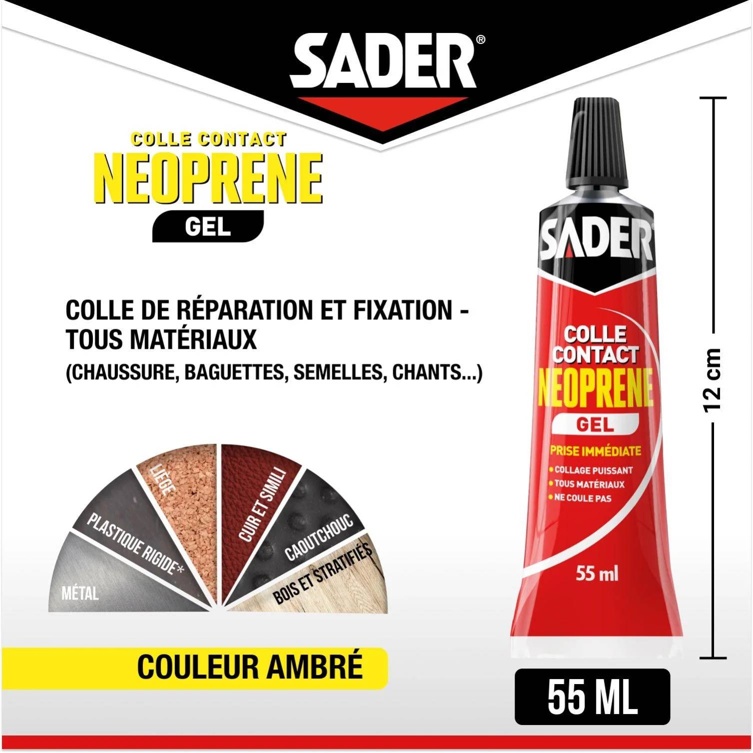 Colle néoprène gel 55 ml - SADER - Image 3