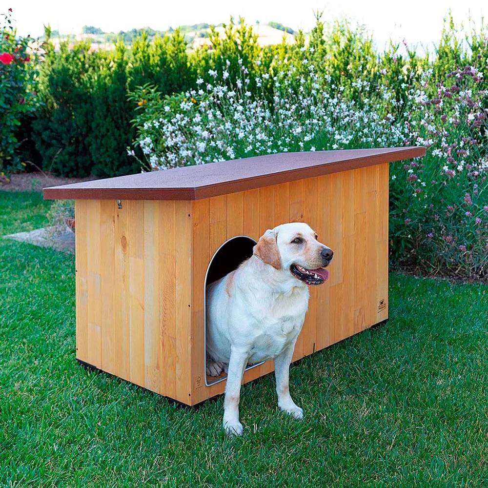 Niche pour chien bois extérieur XL – FERPLAST