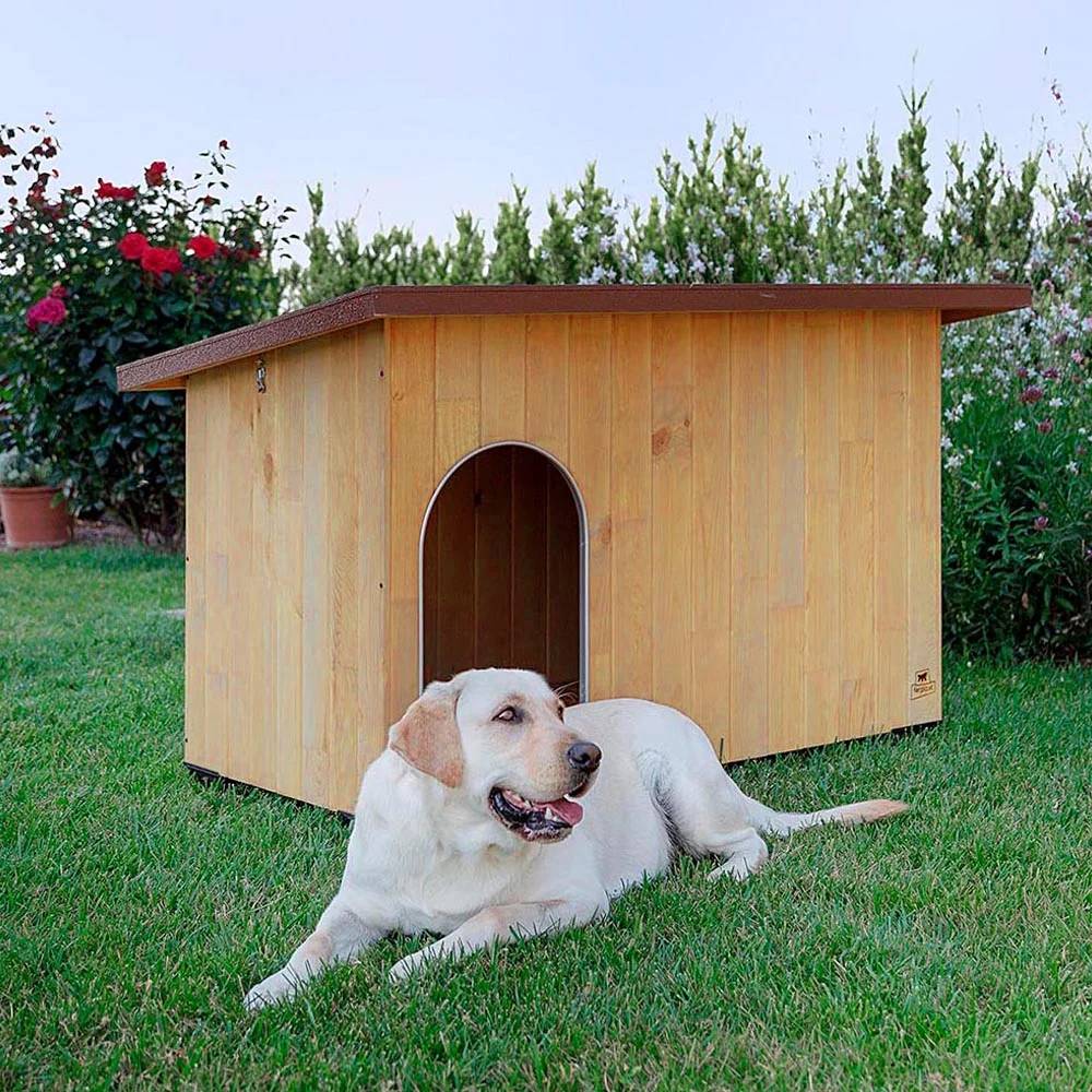 Niche pour chien bois extérieur XL – FERPLAST - Image 6