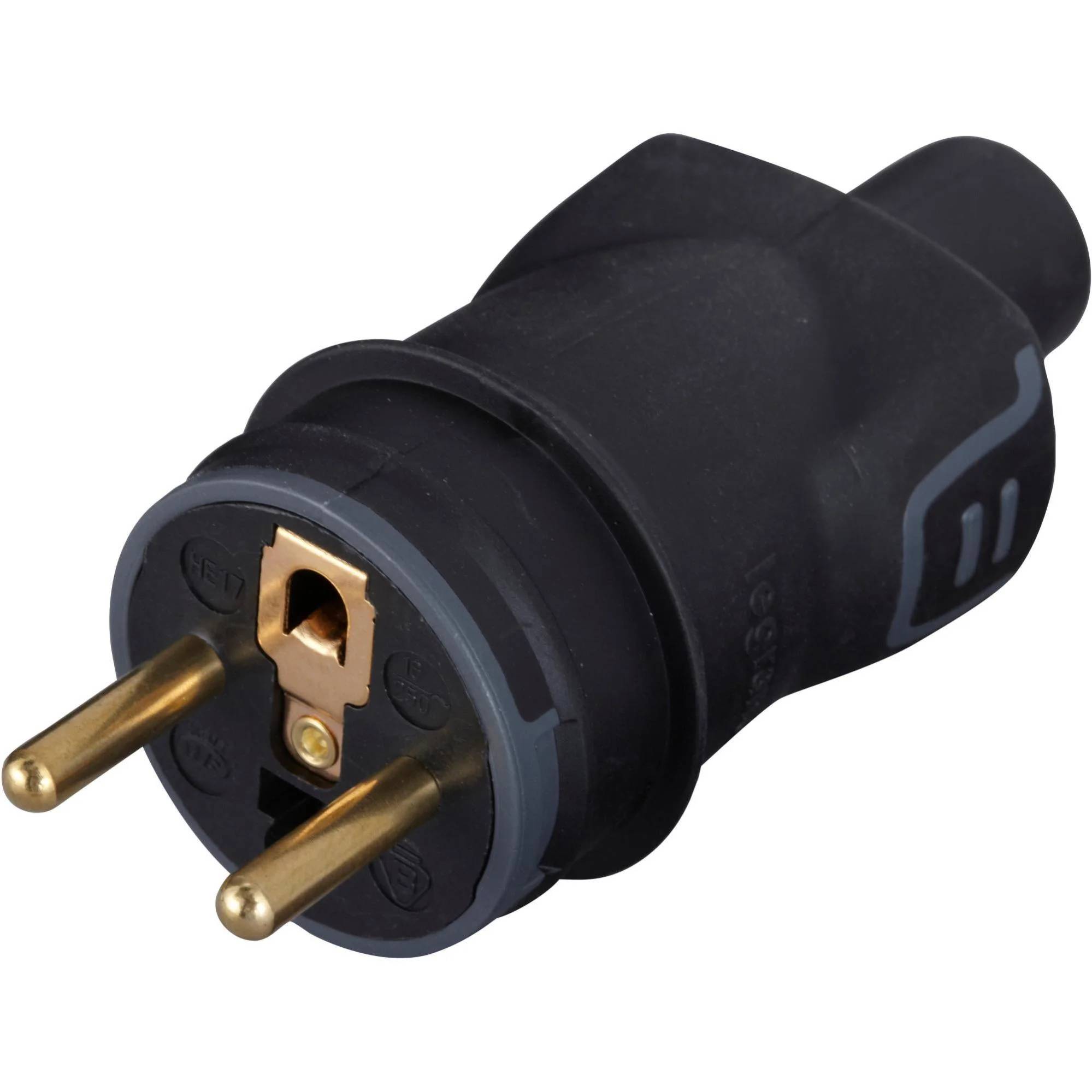 Fiche électrique mâle 2 pôles + terre 16 A - LEGRAND - Image 1