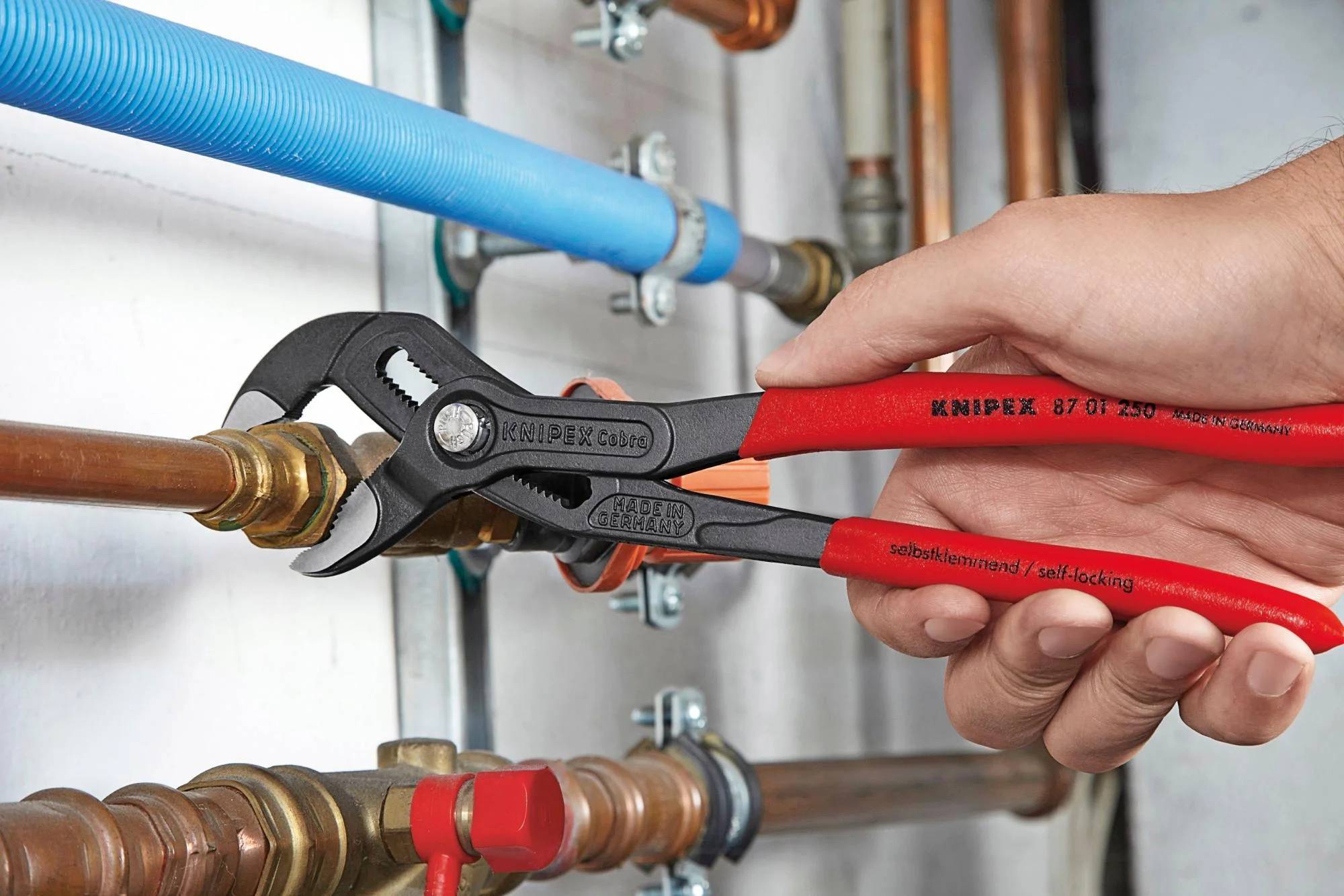 Pince multiprise Cobra acier atramentisé grise L.250 mm Ø46 mm - Knipex - Image 4