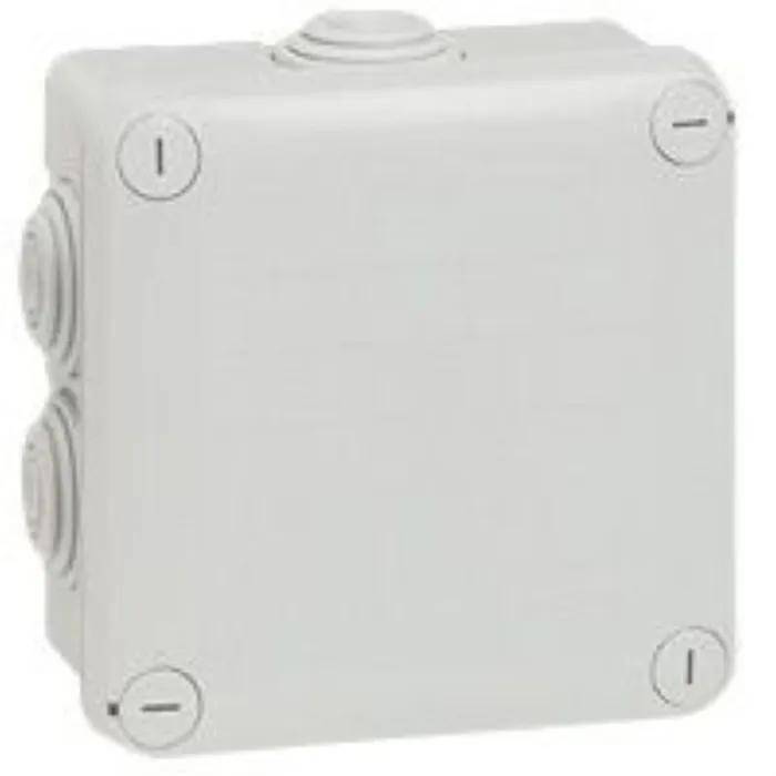 Boîte de dérivation carrée plastique gris L.105 mm l.105 mm H.55 mm - Legrand - Image 2
