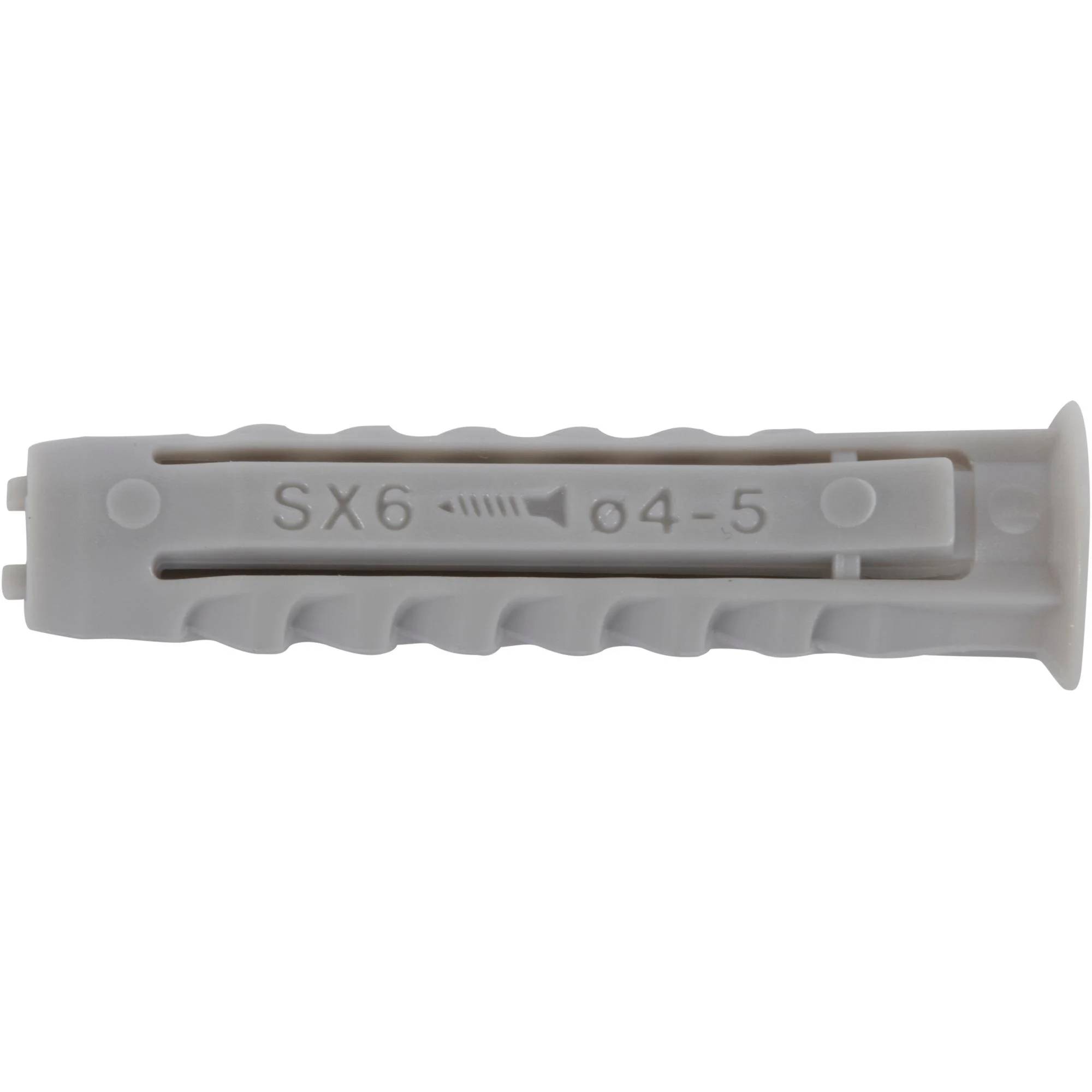 Cheville nylon avec collorette S 6x30 mm boîte de 100 grise - Fischer - Image 3
