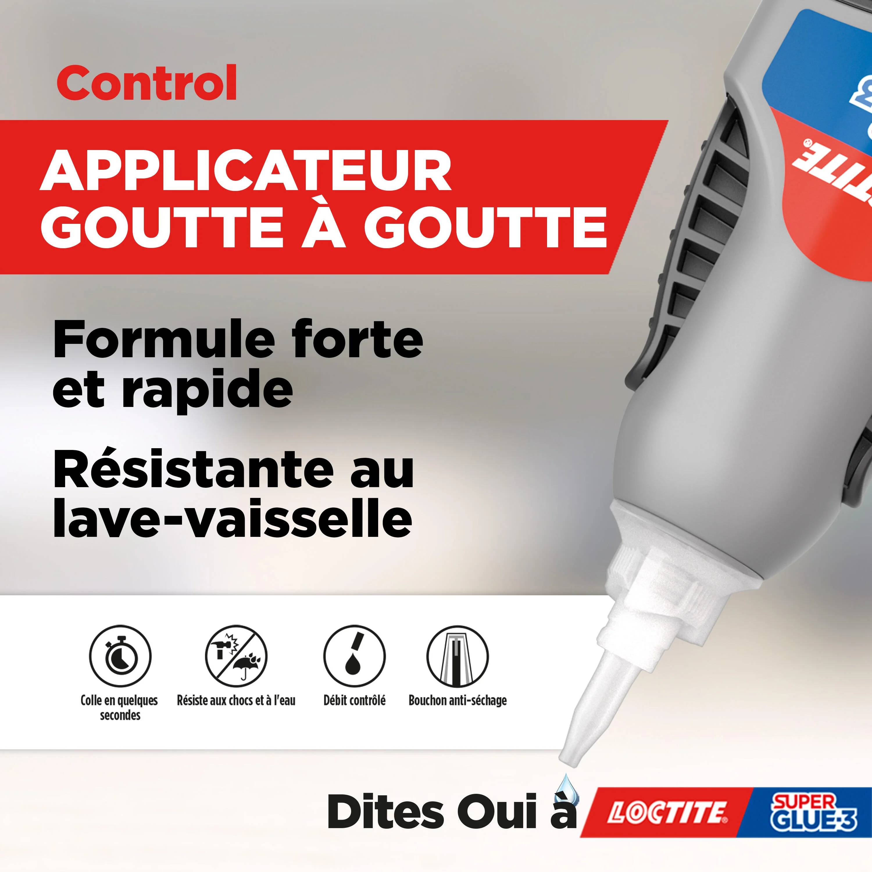 Colle de réparation cyanoacrylate liquide 3 g LOCTITE - Image 5