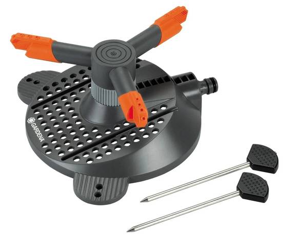 Arroseur rotatif Comfort Samba plastique noir - GARDENA - Image 1