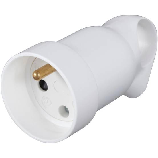 Fiche électrique femelle plastique blanc 16 A - LEGRAND - Image 1