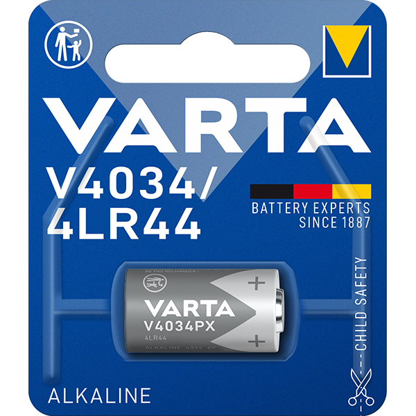 Pile Alcaline V4034PX-4LR44 6 V - VARTA - Image 1