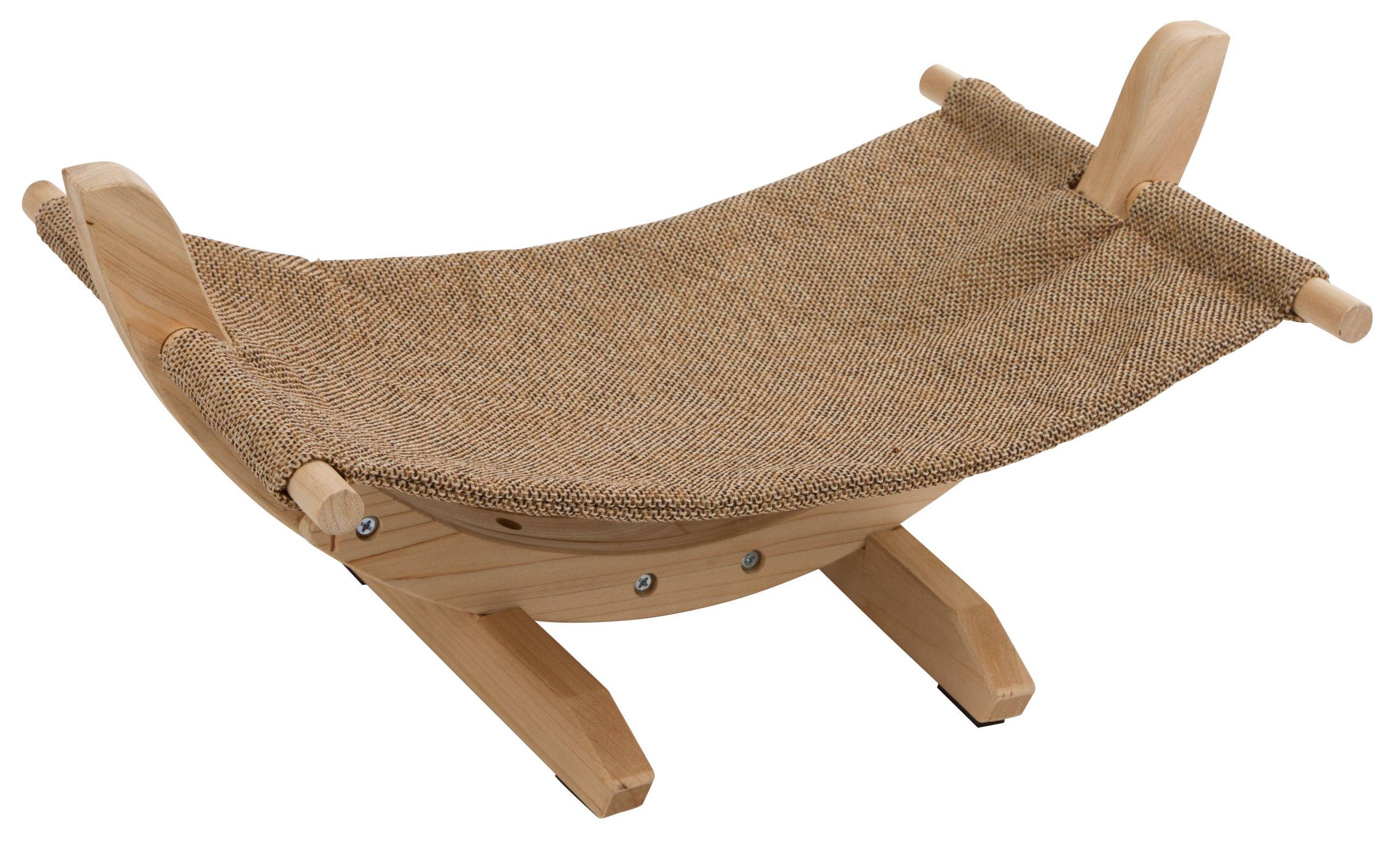 Hamac pour chats Siesta 2.0 bois lin marron 61 x 37 x 29 cm - KERBL