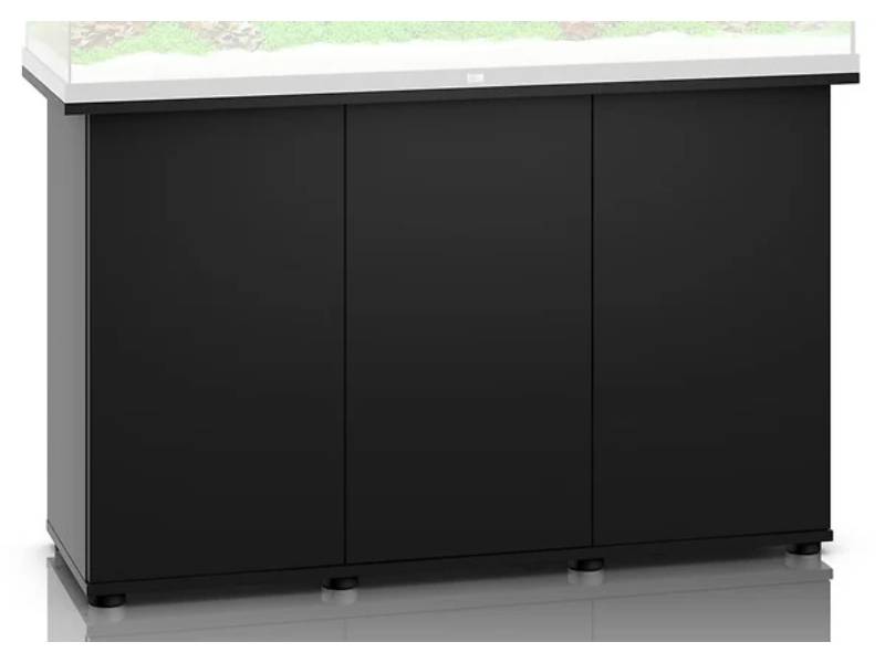 Meuble aquarium bois mélaminé noir L 121 cm P 41 cm H 73 cm - JUWEL - Image 1