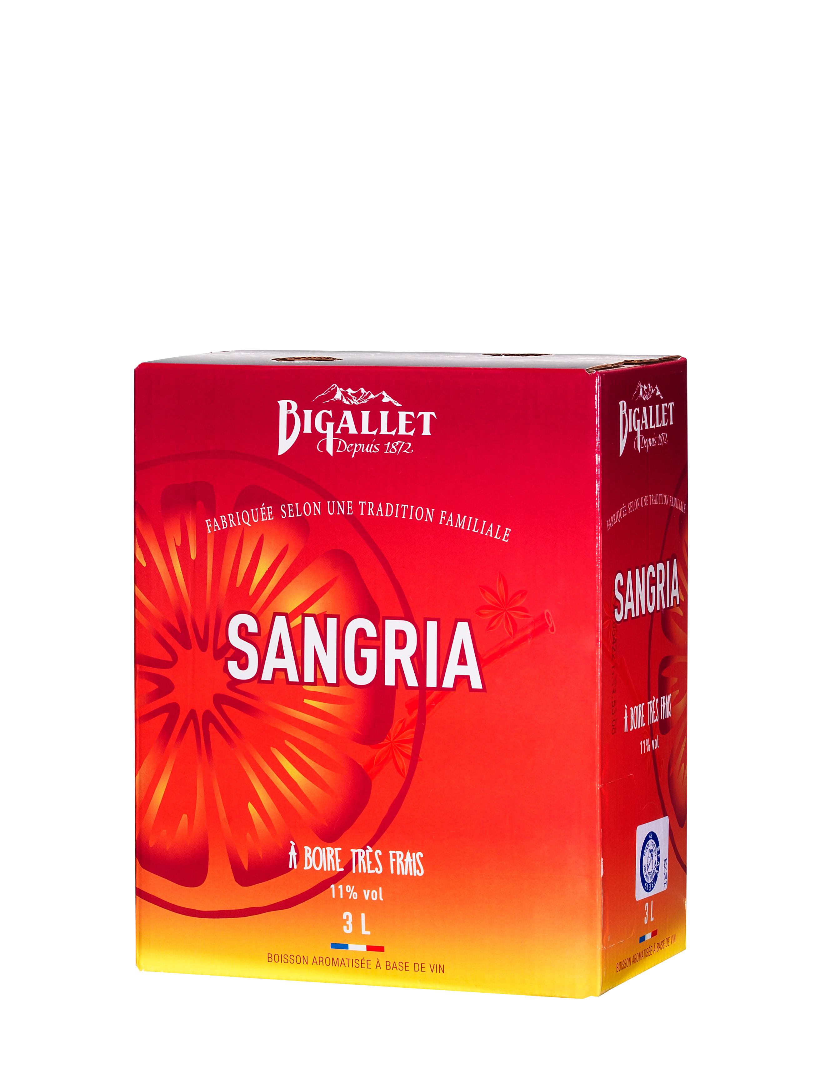 Bigallet - Sangria 11° BIB 3 L - Bigallet