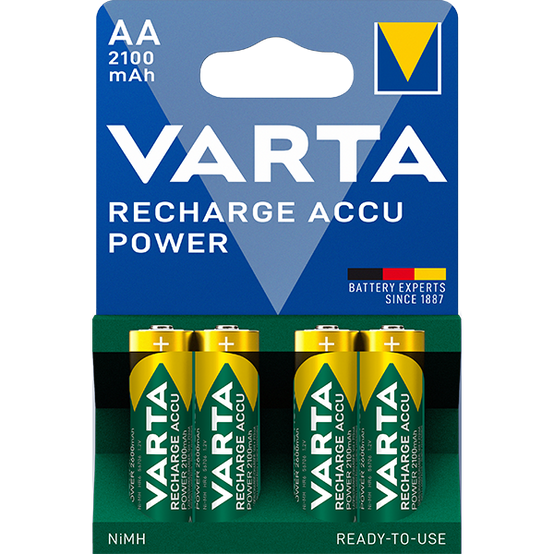 Piles Rechargeables AA 2100 mAh - VARTA - Image 1