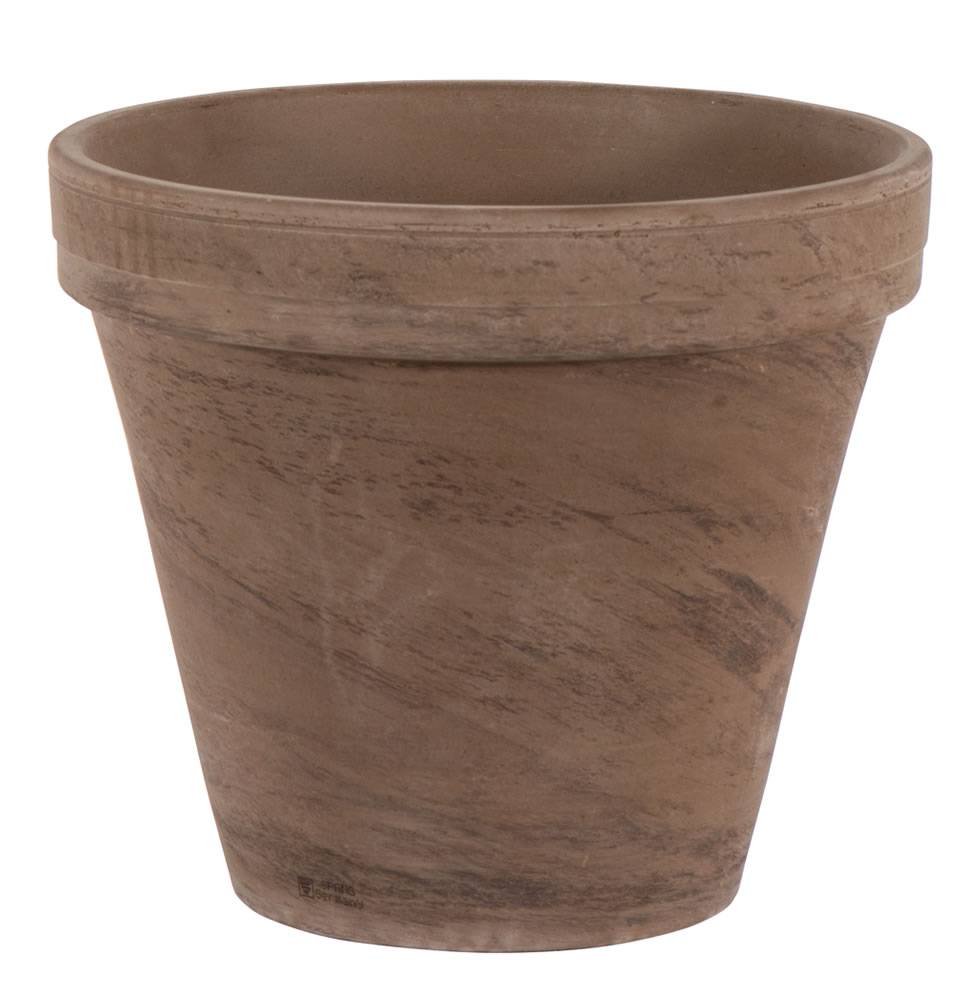 Ecloz - Pot Horticole Bas Terre Cuite Basalt Ø 17,6 cm H 15,3 cm – ECLOZ