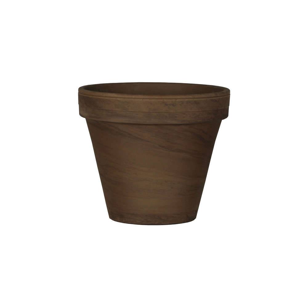 Ecloz - Pot Horticole Bas Terre Cuite Basalt Ø 17,6 cm H 15,3 cm – ECLOZ - Image 2
