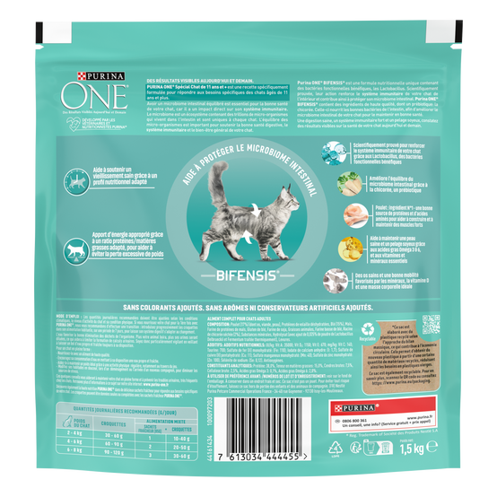 Purina One - Croquettes chat de 11 ans+ poulet 1,5 kg – PURINA ONE - Image 3