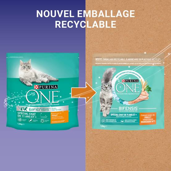 Purina One - Croquettes chat de 11 ans+ poulet 1,5 kg – PURINA ONE - Image 7