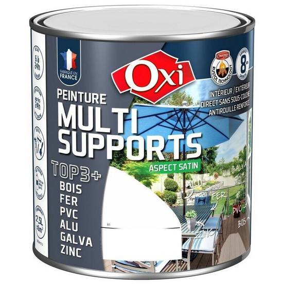 Peinture multi supports satin bordeaux 2,5 L - OXI - Image 1