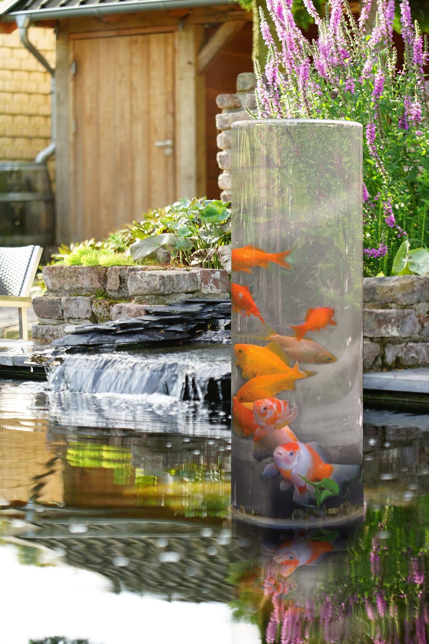 Ubbink - Tour à poisson Acrylique Transparent Ø 20 cm H 120 cm - UBBINK - Image 3