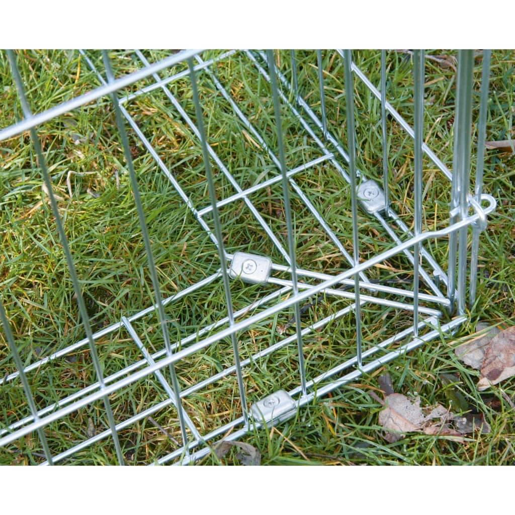 Cage à pâturer enclos grillagé zingué 115 x 115 x 65 cm - Image 4