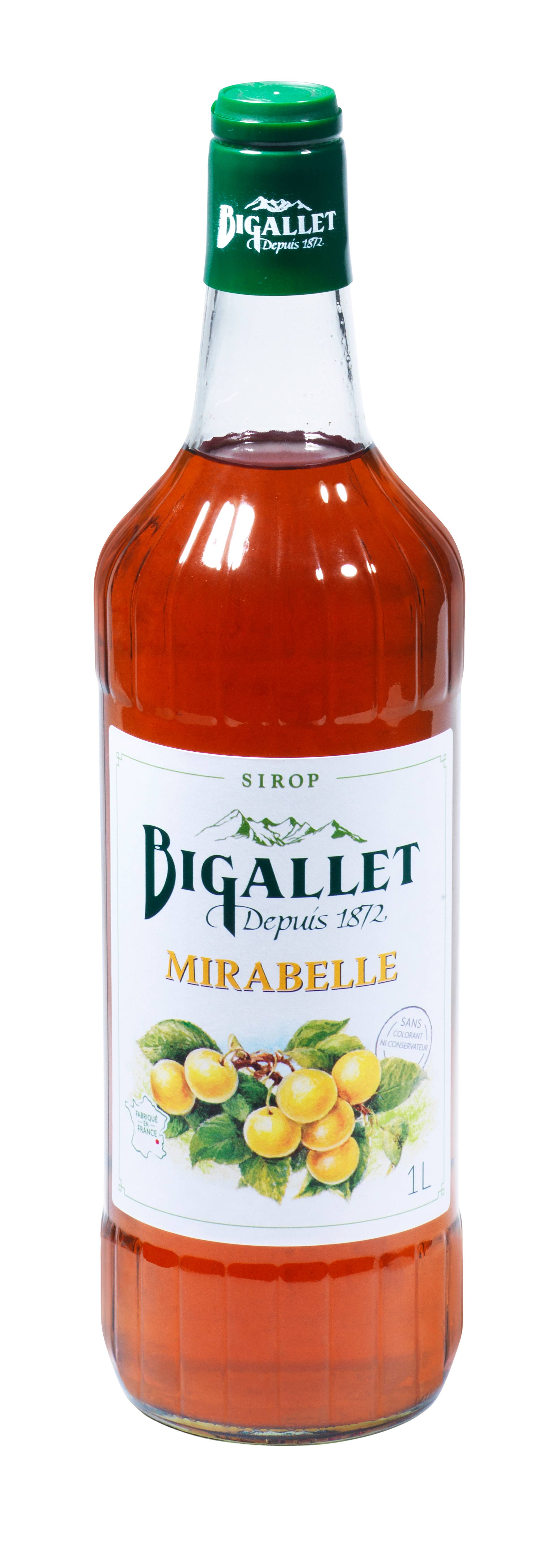 Bigallet - Sirop de mirabelle 1 L - Bigallet