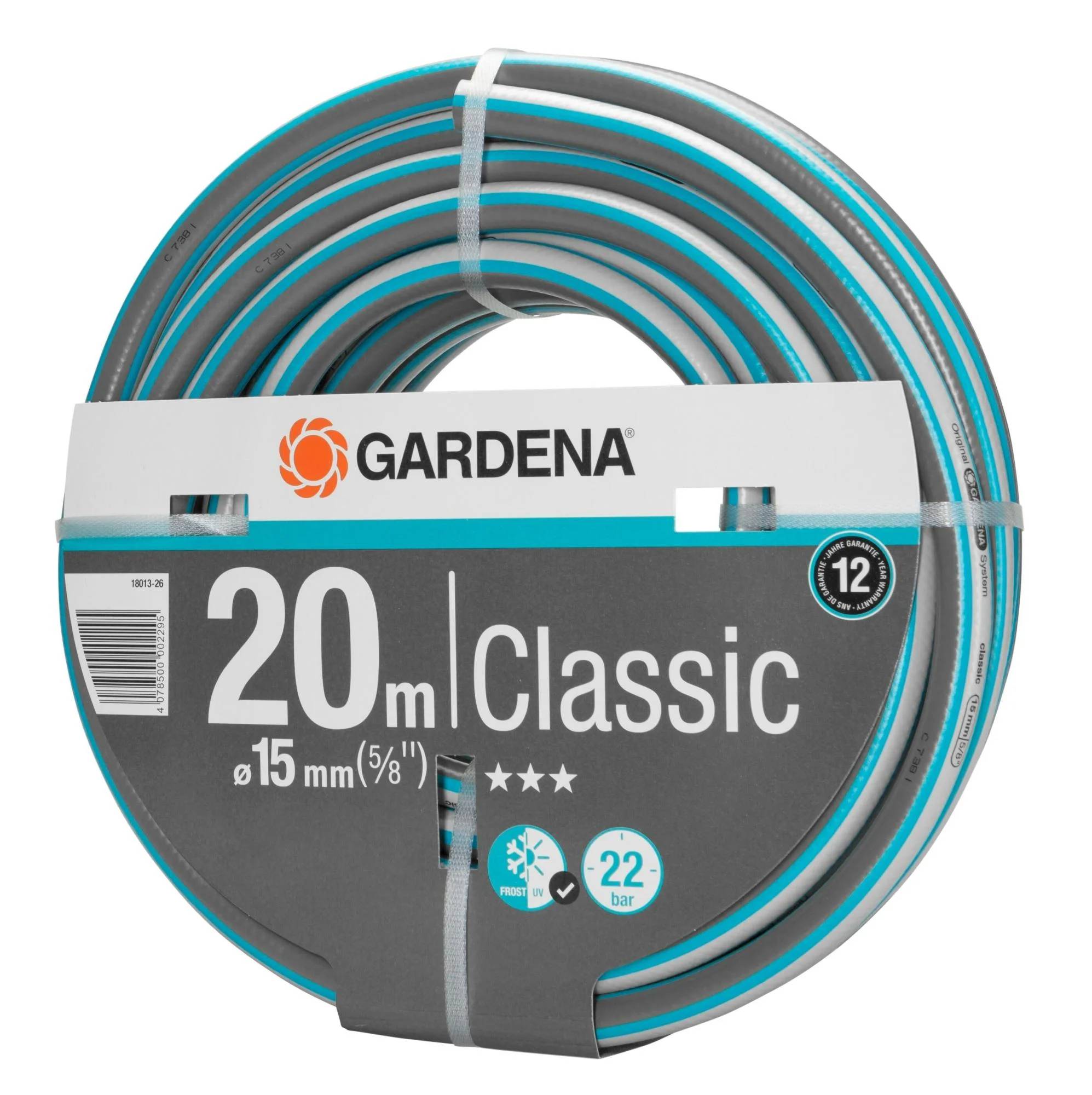Tuyau d'arrosage Classic Ø 15 mm L 20 m - GARDENA - Image 1