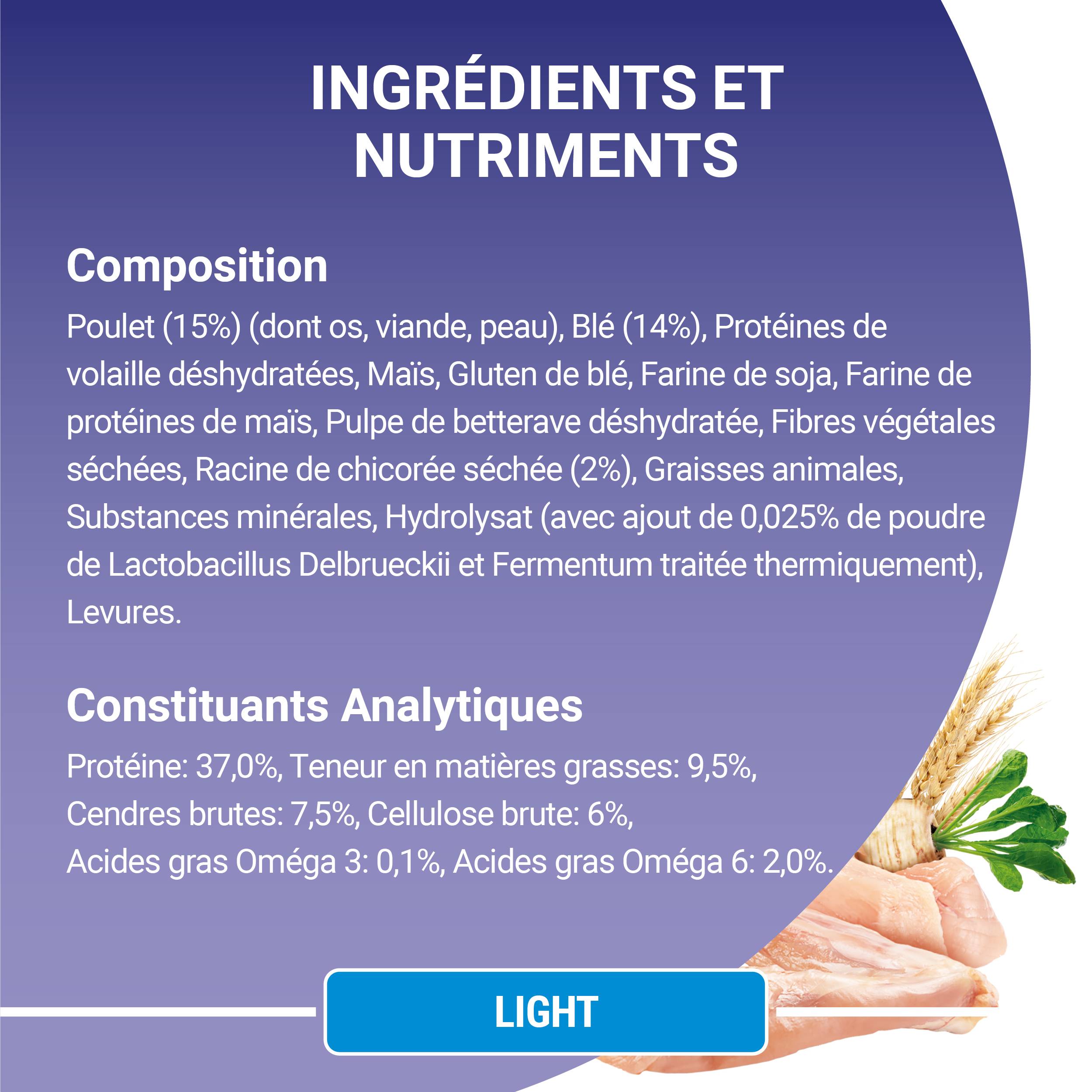 Purina One - Croquettes chat Light Poulet Blé 1,5kg - ONE - Image 4