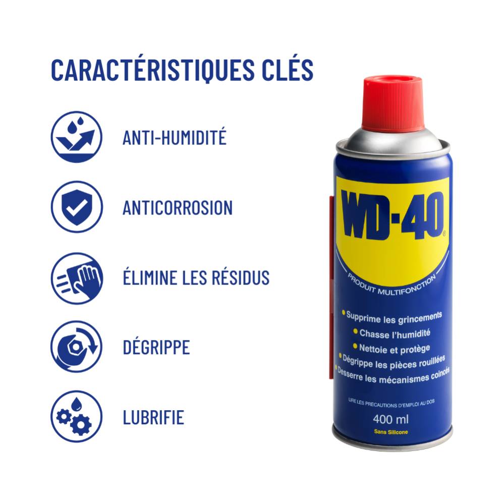 Produit Multifonction Aérosol 400 ml WD-40 - Image 7