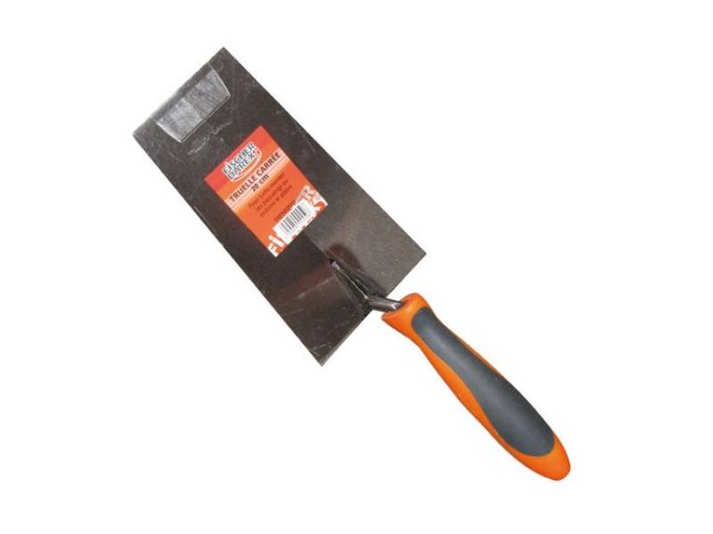 Truelle carrée acier trempé bi-matière 20 cm - FISCHER DAREX
