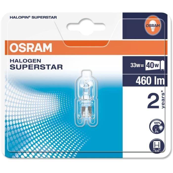 Ampoule halogène capsule acier blanc Ø14 mm L.43 mm - Osram - Image 6