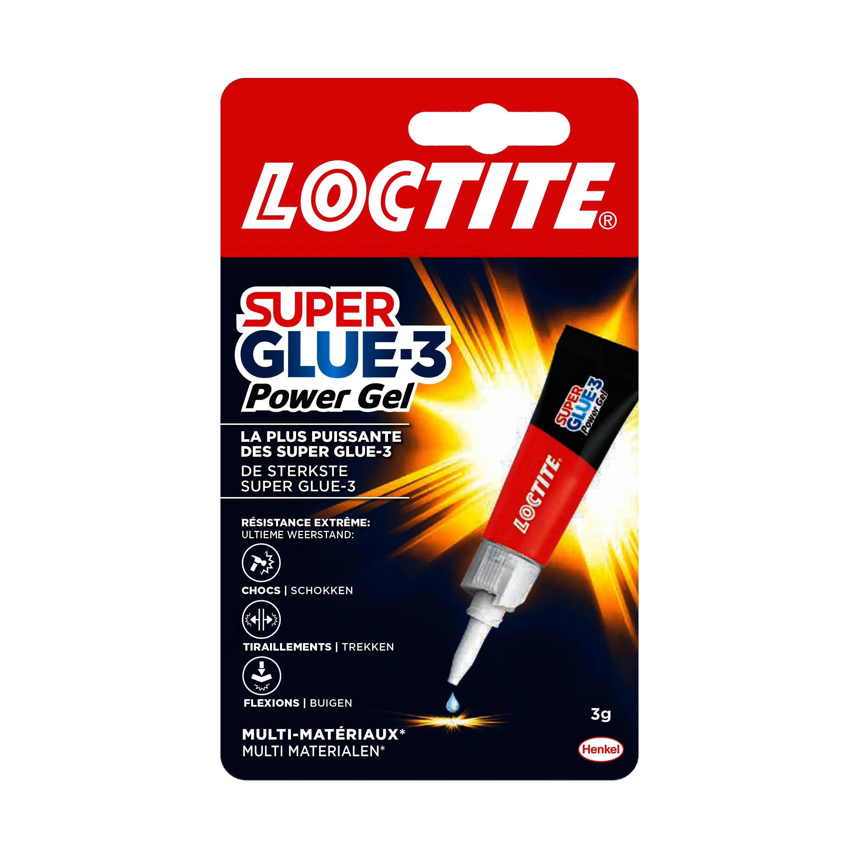 Colle cyanoacrylate gel power flexible 3 g – LOCTITE