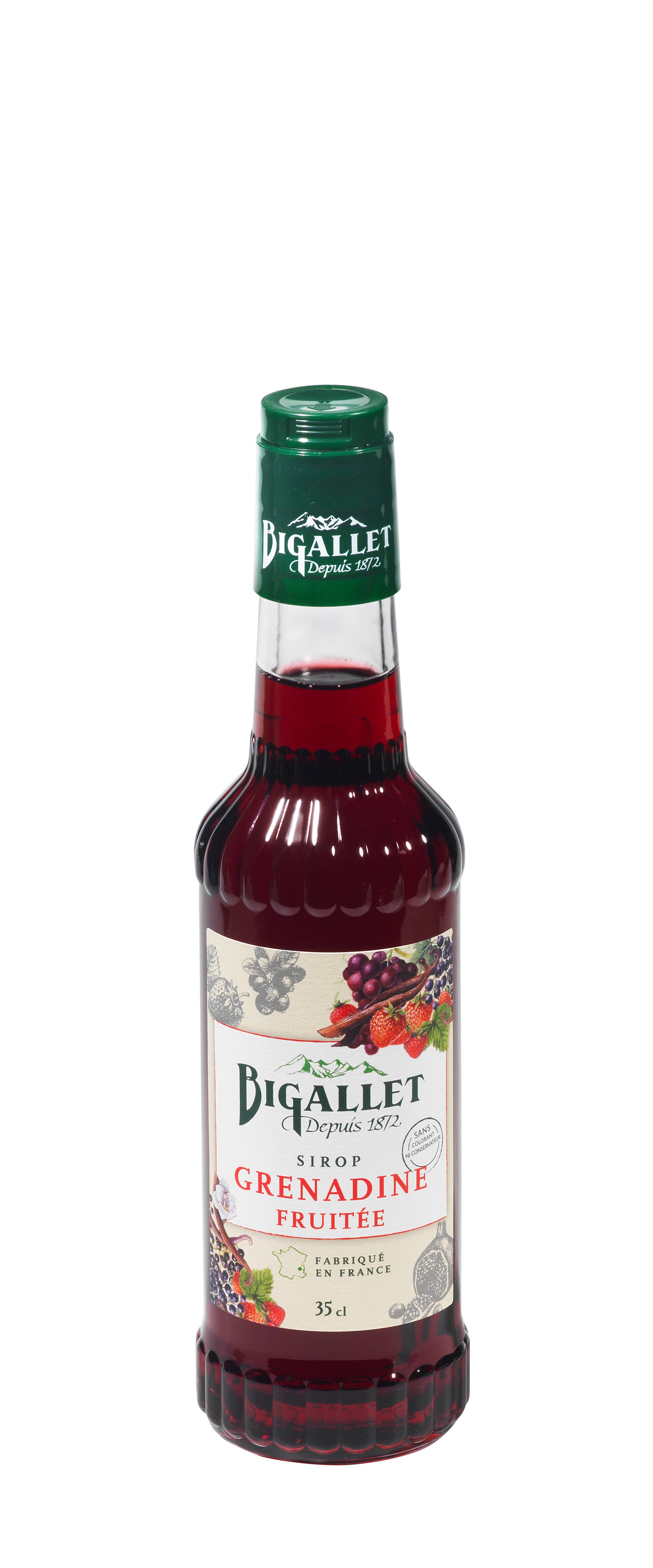 Bigallet - Sirop de grenadine fruitée 35 cl - Bigallet
