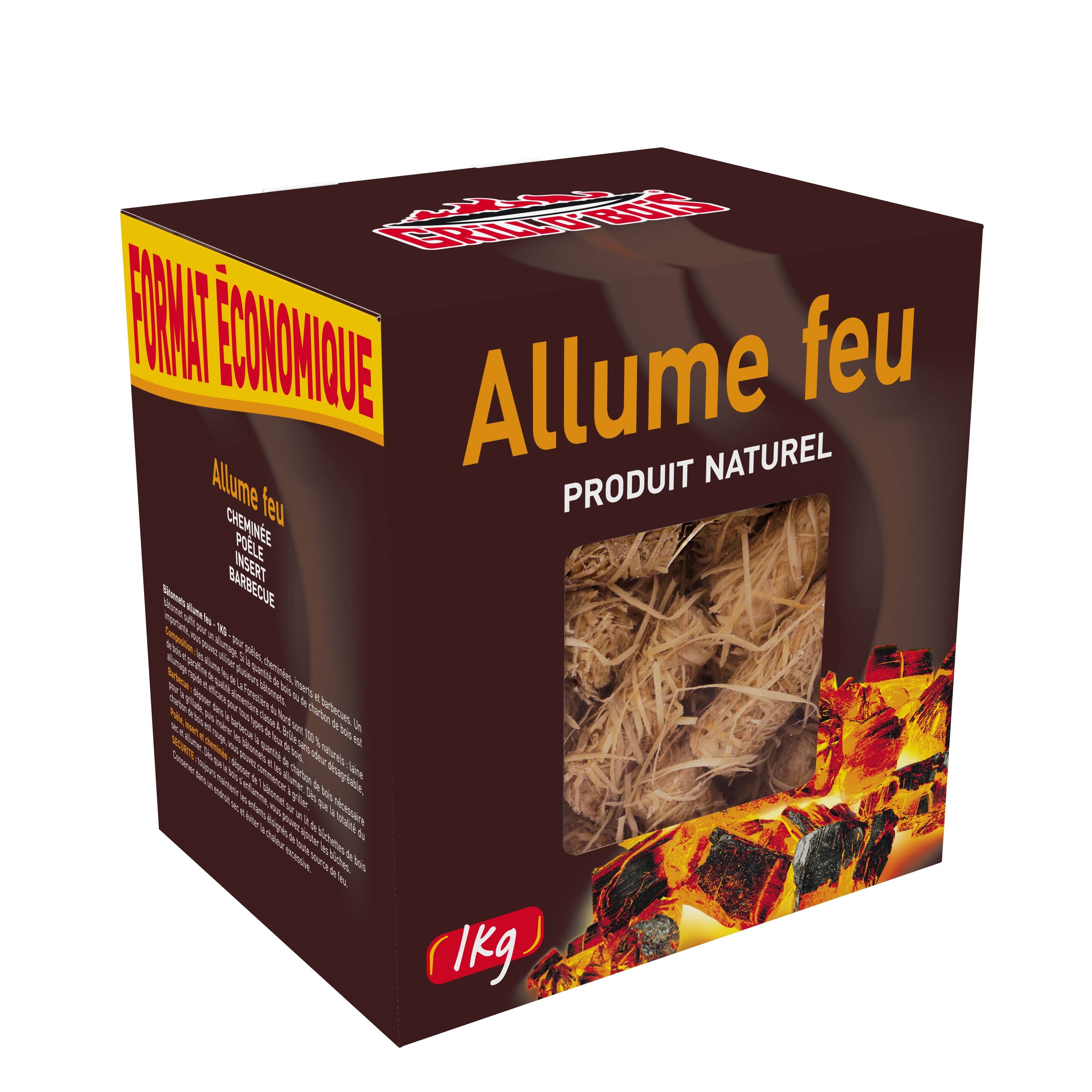 Grill O'Bois - Allume-feu 100% naturel Grillo'bois - Image 1