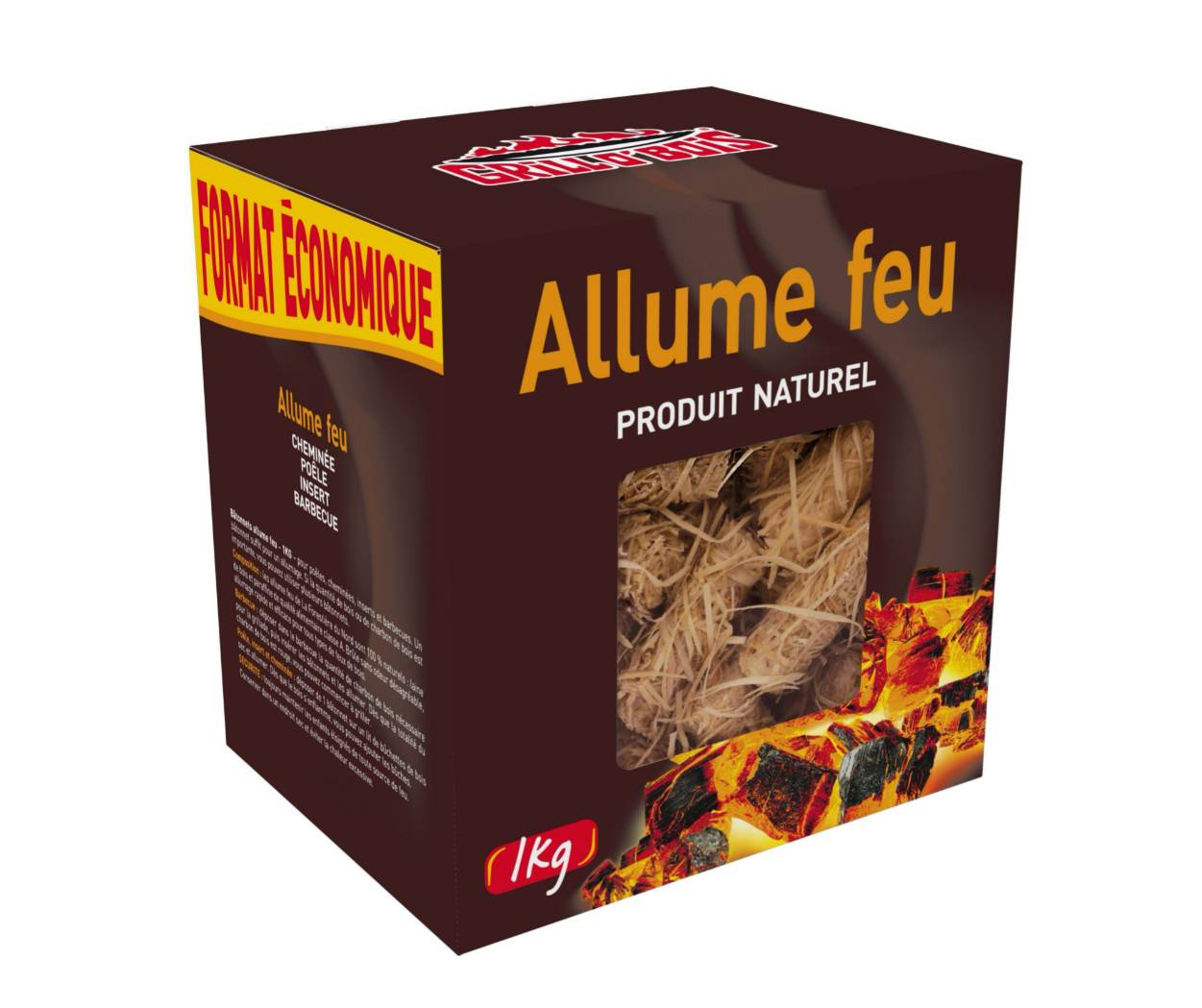 Grill O'Bois - Allume-feu 100% naturel Grillo'bois - Image 2