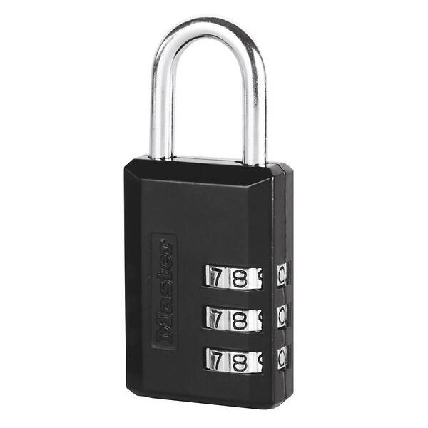 Cadenas à combinaison zinc noir 30 mm MASTER LOCK