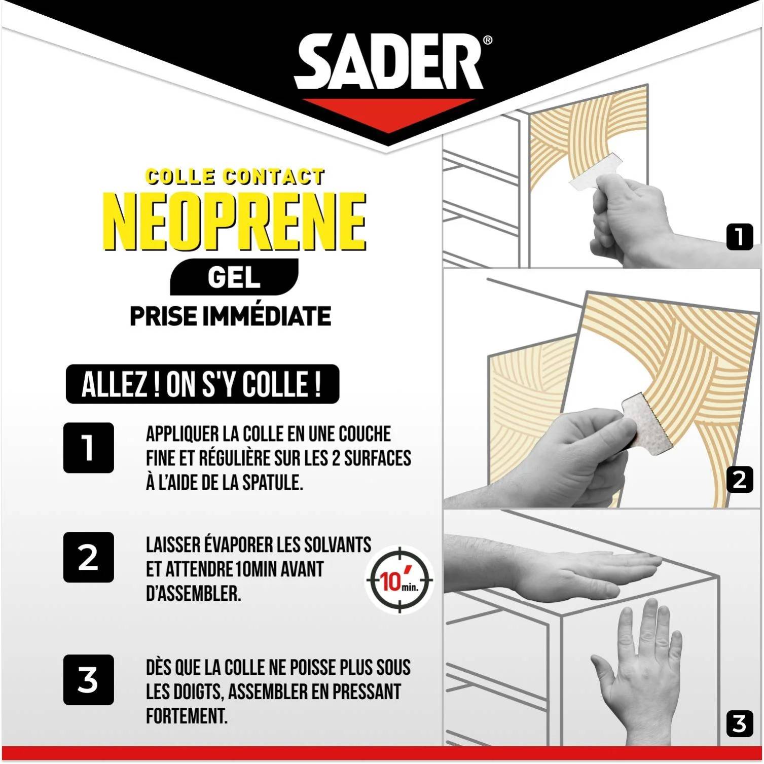 Colle Néoprène Gel 250 ml - SADER - Image 3