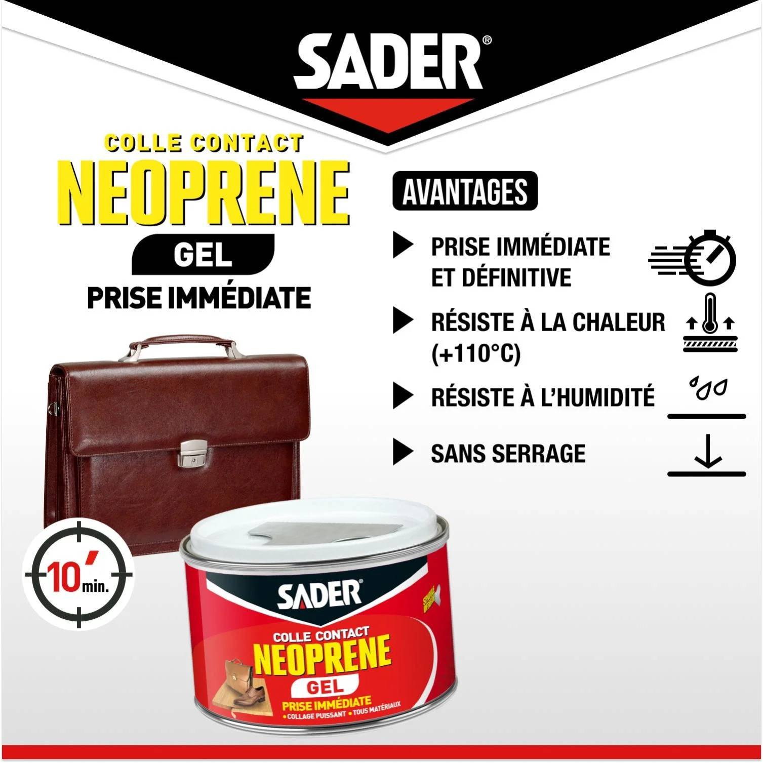 Colle Néoprène Gel 250 ml - SADER - Image 4
