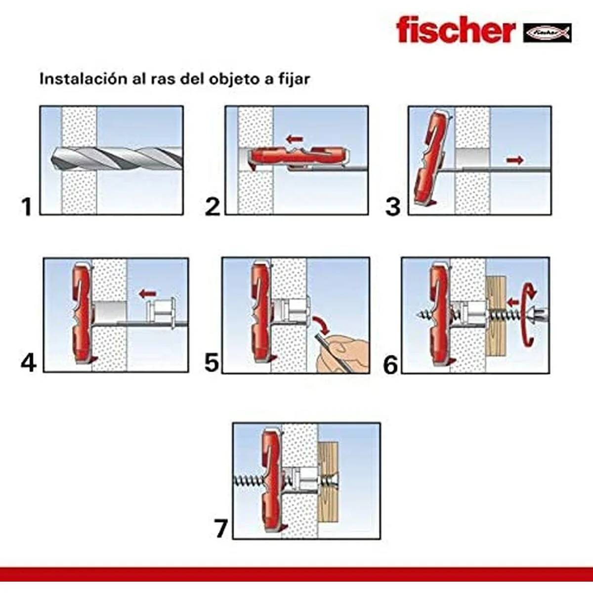 Cheville à bascule nylon avec vis DUOTEC - FISCHER - Image 4