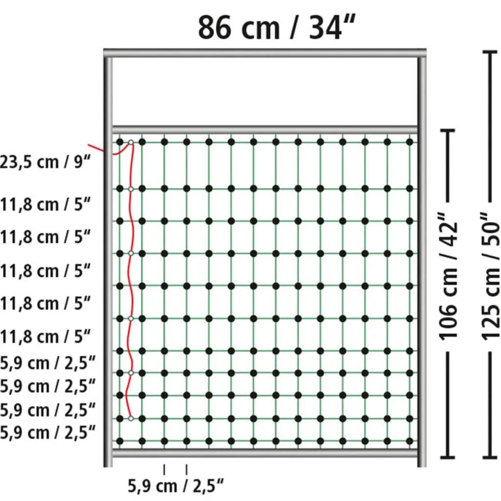 Porte De Filets De Clôture Électrique 95-125 cm 446518 - KERBL - Image 3