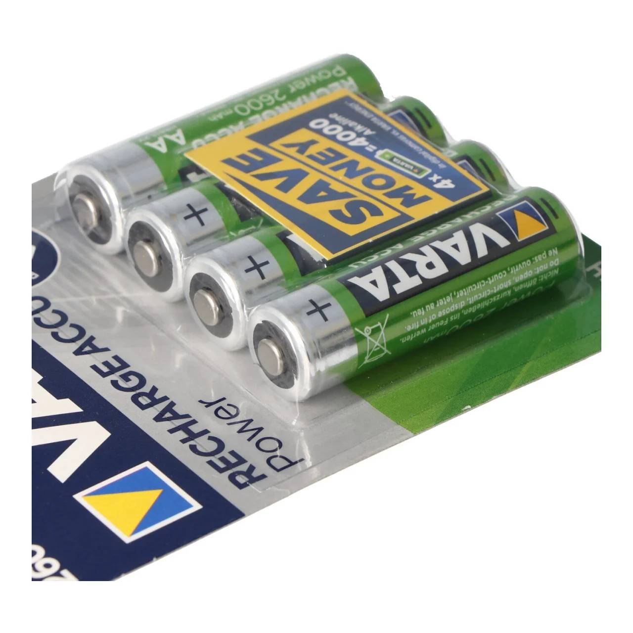 Piles Rechargeables LR06 2600mAh AA VARTA - Image 2