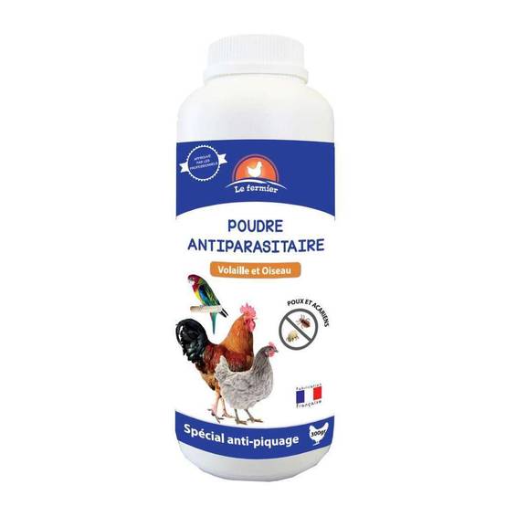 Poudre antiparasitaire aviaire 300g – LE FERMIER