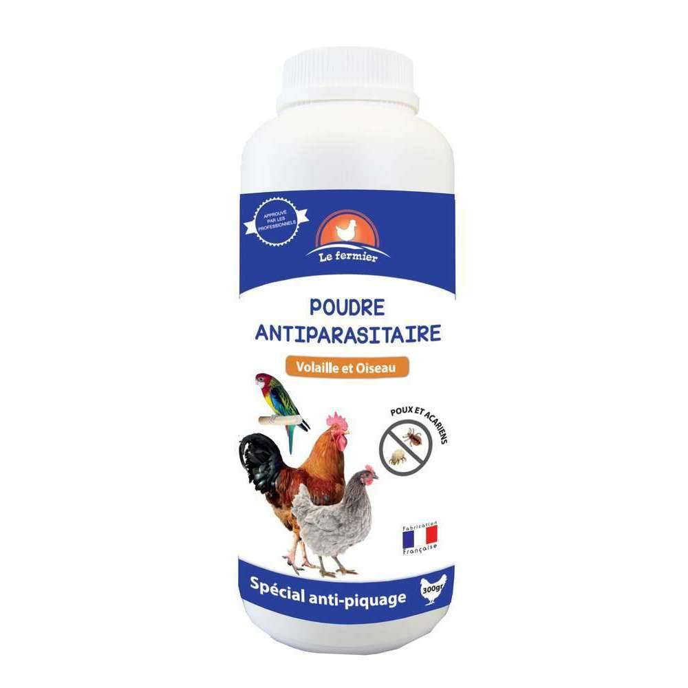 Poudre antiparasitaire aviaire 300g – LE FERMIER