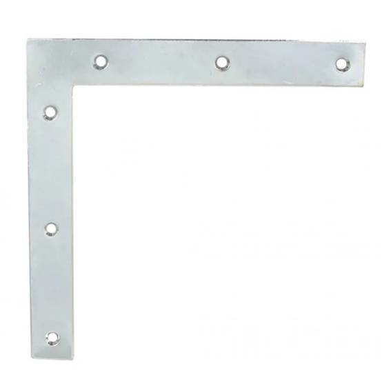 Équerre de fenêtre zingué blanc L. 140 mm – AFBAT - Image 1