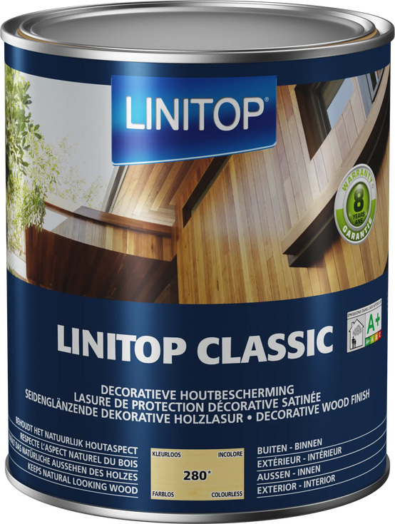 Lasure Classic incolore satiné 2,5 l - LINITOP - Image 3